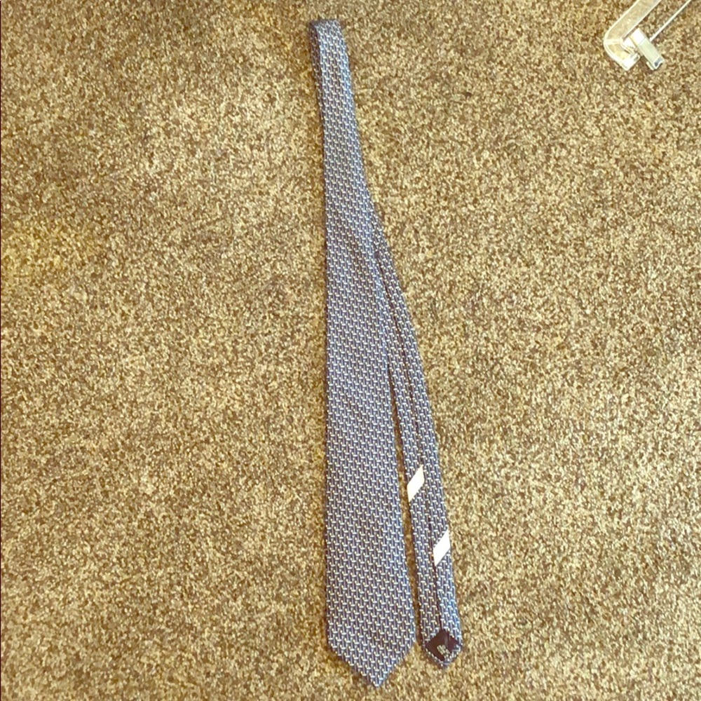 Blue Ferragamo Golf Tie